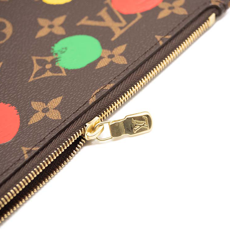 NEW Louis Vuitton Neverfull Pochette Yayoi Kusama Painted Dots Monogram Canvas Large