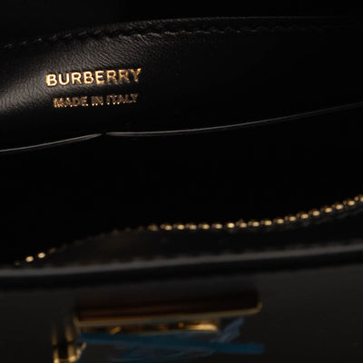 Burberry Burberry TB Plaque Shoulder Bag Black