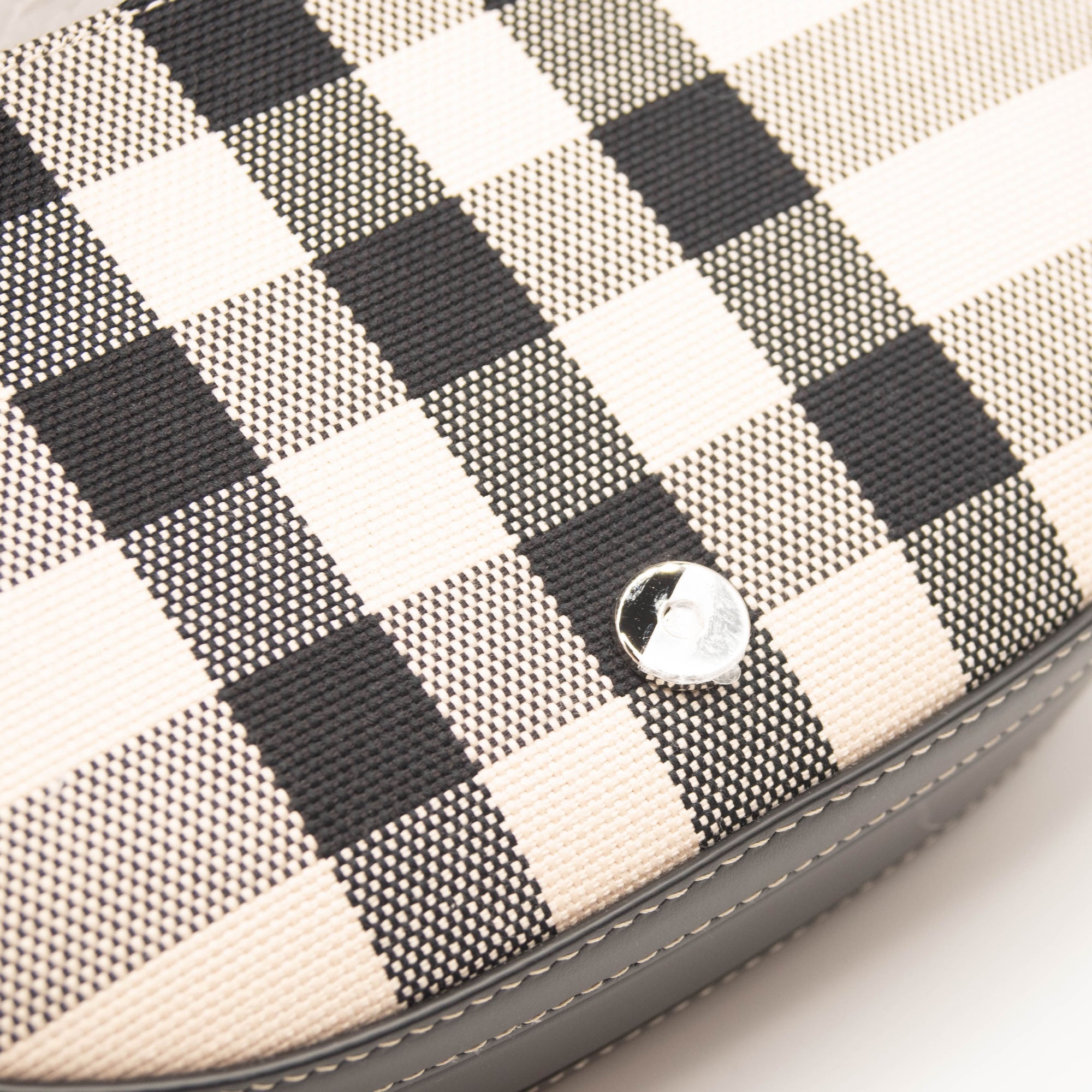 Burberry Olympia Check Canvas Shoulder Bag