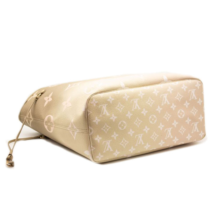 Louis Vuitton Monogram Giant Spring In The City Neverfull MM Sunset Kaki