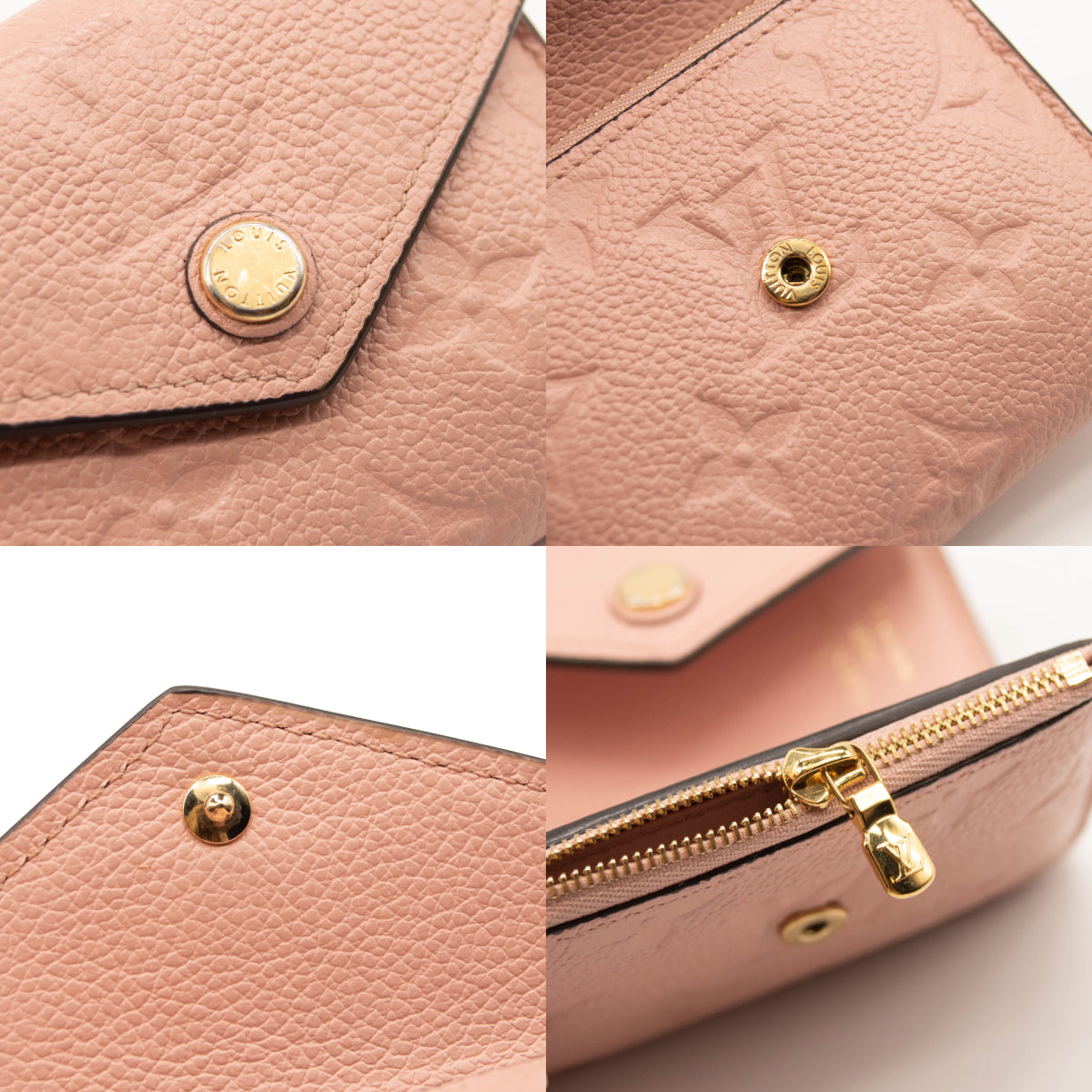 Louis Vuitton Empreinte Zoe Wallet Rose Poudre