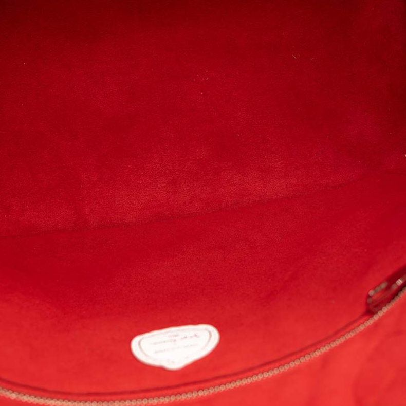 Louis Vuitton LV x YK Neverfull mm Red White Monogram Empreinte