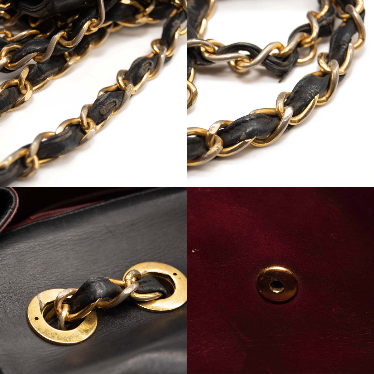 Chanel Lambskin Quilted XL Jumbo Single Flap Black