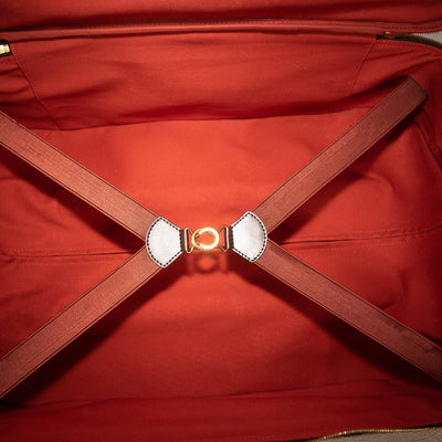 louis vuitton luggage red