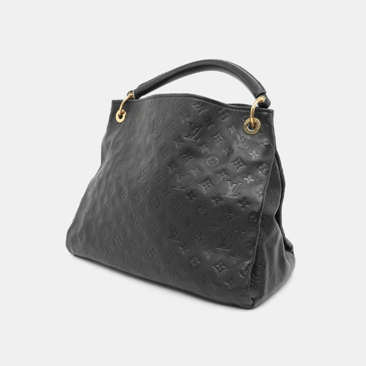 USED Louis Vuitton Empreinte Artsy MM Black Leather Hobo
