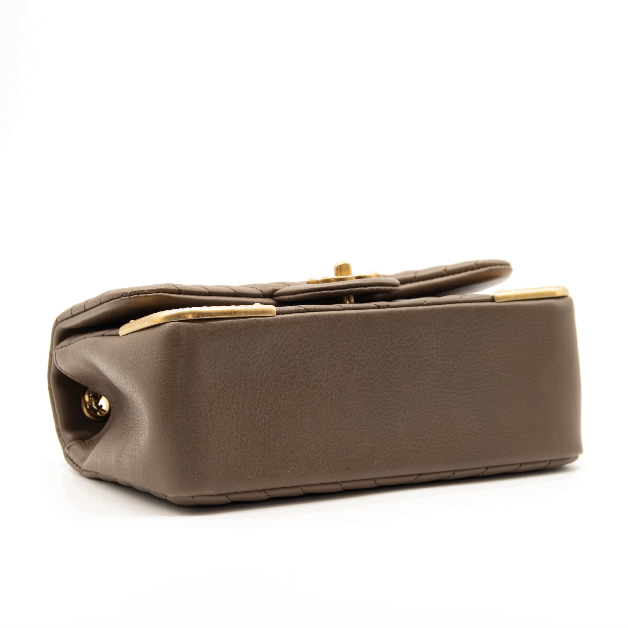 Chanel Rock the Corner Flap Bag Chevron Mini Chain Shoulder Bag