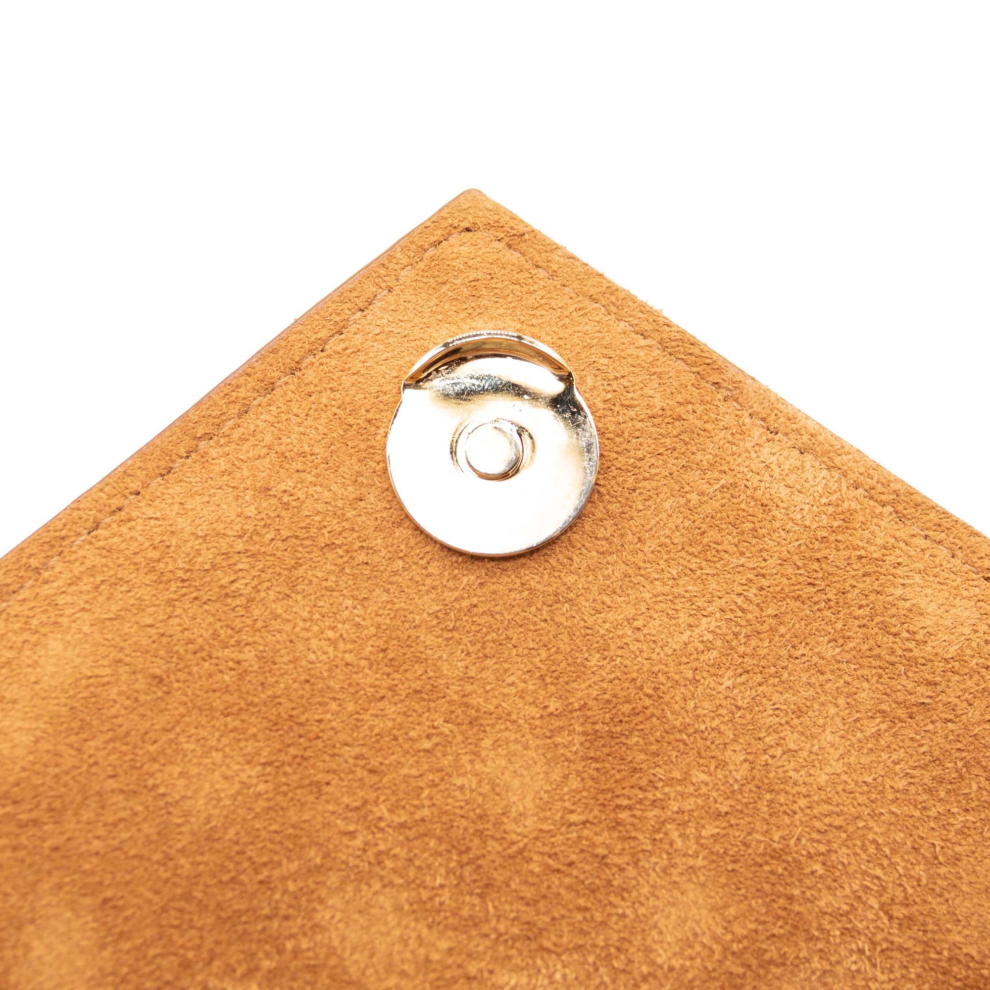 Saint Laurent Mixed Matelasse Triquilt Medium Monogram Satchel Brown Suede