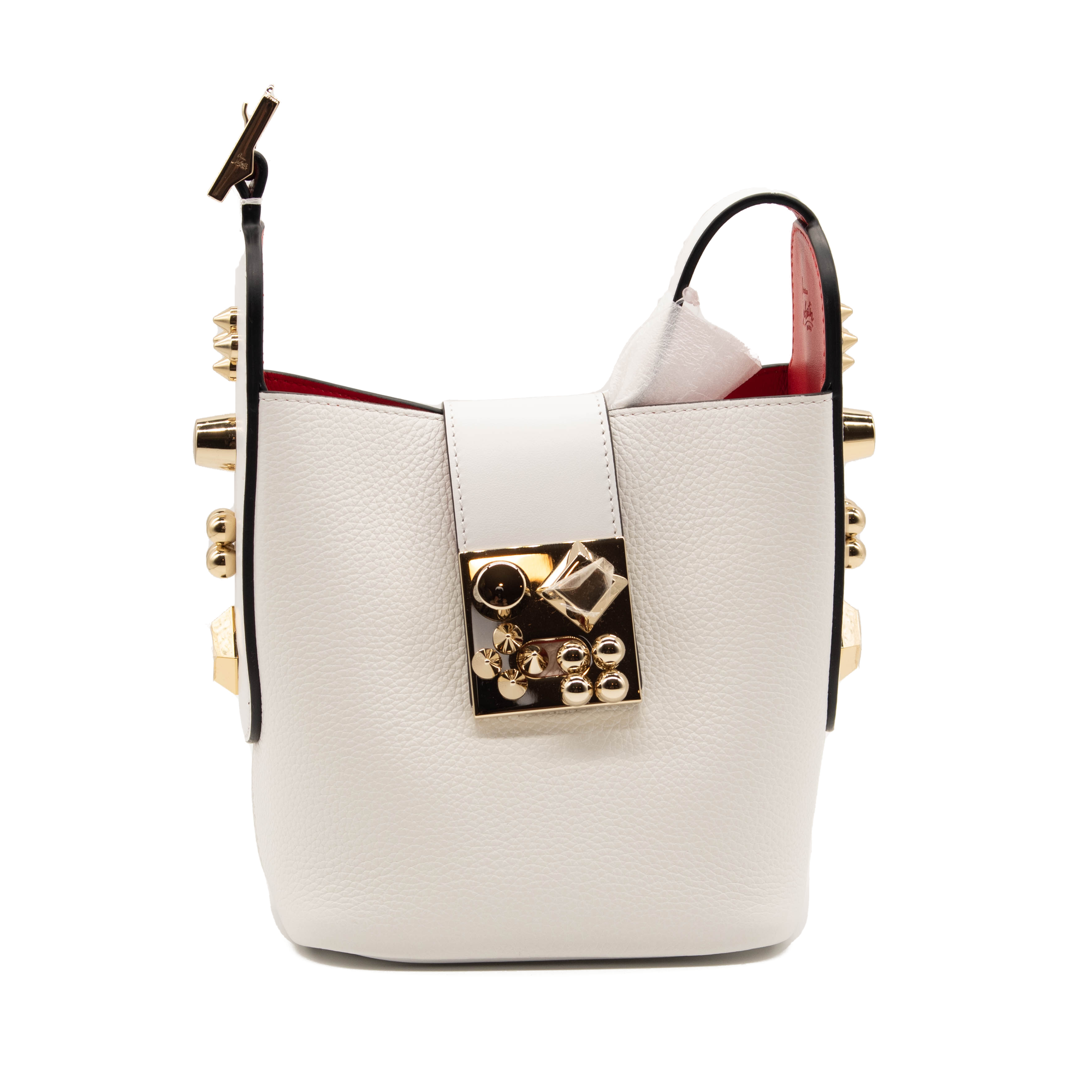 Christian Louboutin Carasky Empire Leather Bucket Bag