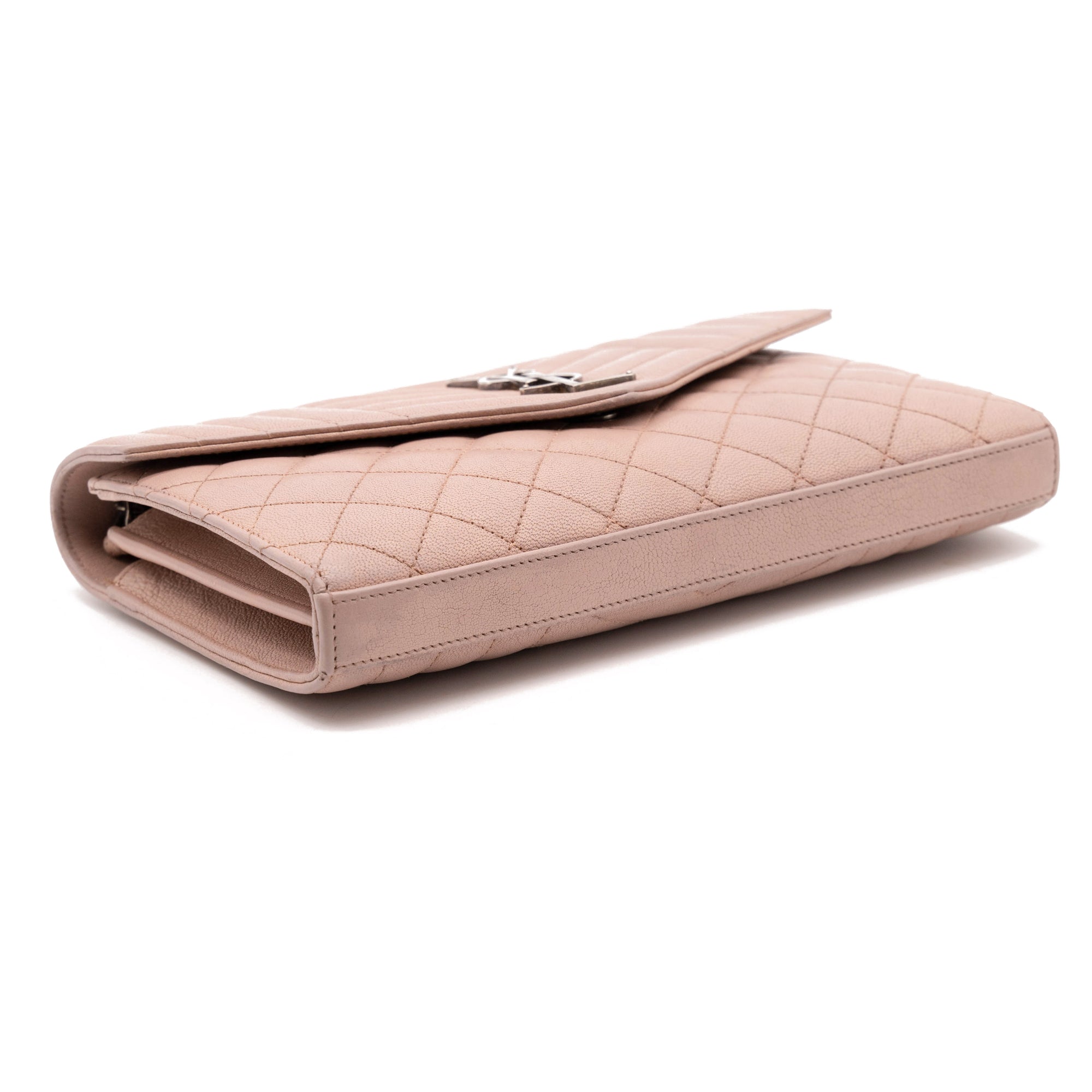 Chanel Small Flap Wallet, Lambskin, Beige GHW - Laulay Luxury