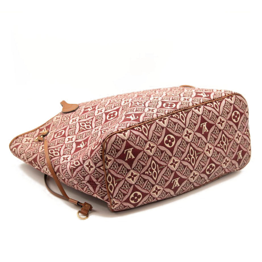 Louis Vuitton Jacquard Since 1854 Neverfull MM Bordeaux