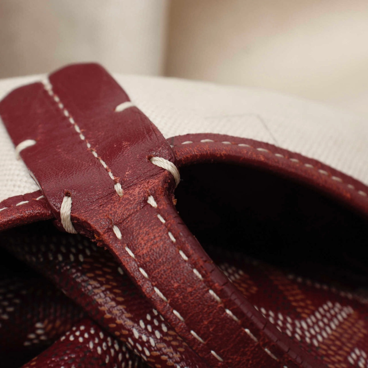 GOYARD Goyardine Saint Louis GM in Red Bordeaux