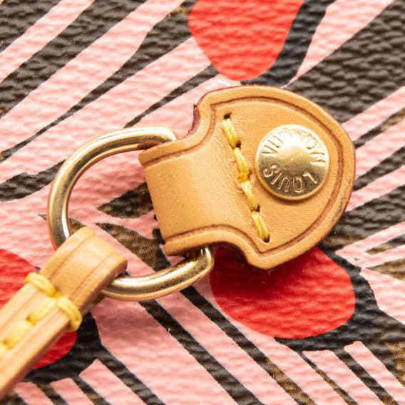 LOUIS VUITTON Monogram Jungle Dots Neo Neverfull MM Sugar Pink Poppy