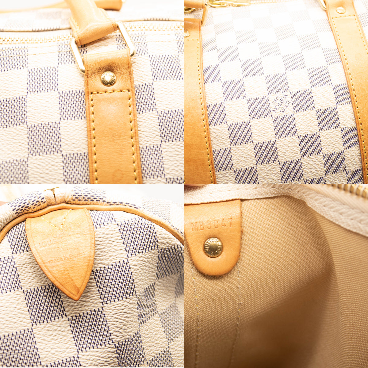 Louis Vuitton Damier Azur Keepall 50