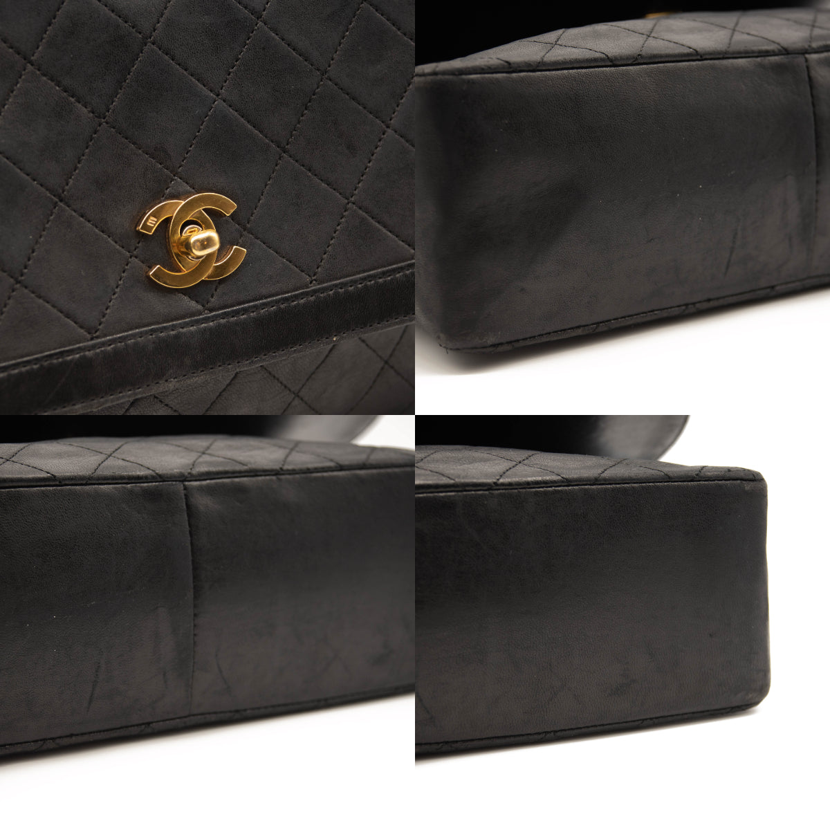 Chanel Large Quilted Boston Bag - Black Shoulder Bags, Handbags - CHA89730