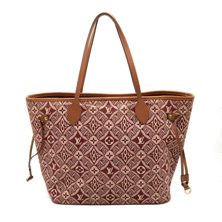 Louis Vuitton Jacquard Since 1854 Neverfull MM Bordeaux