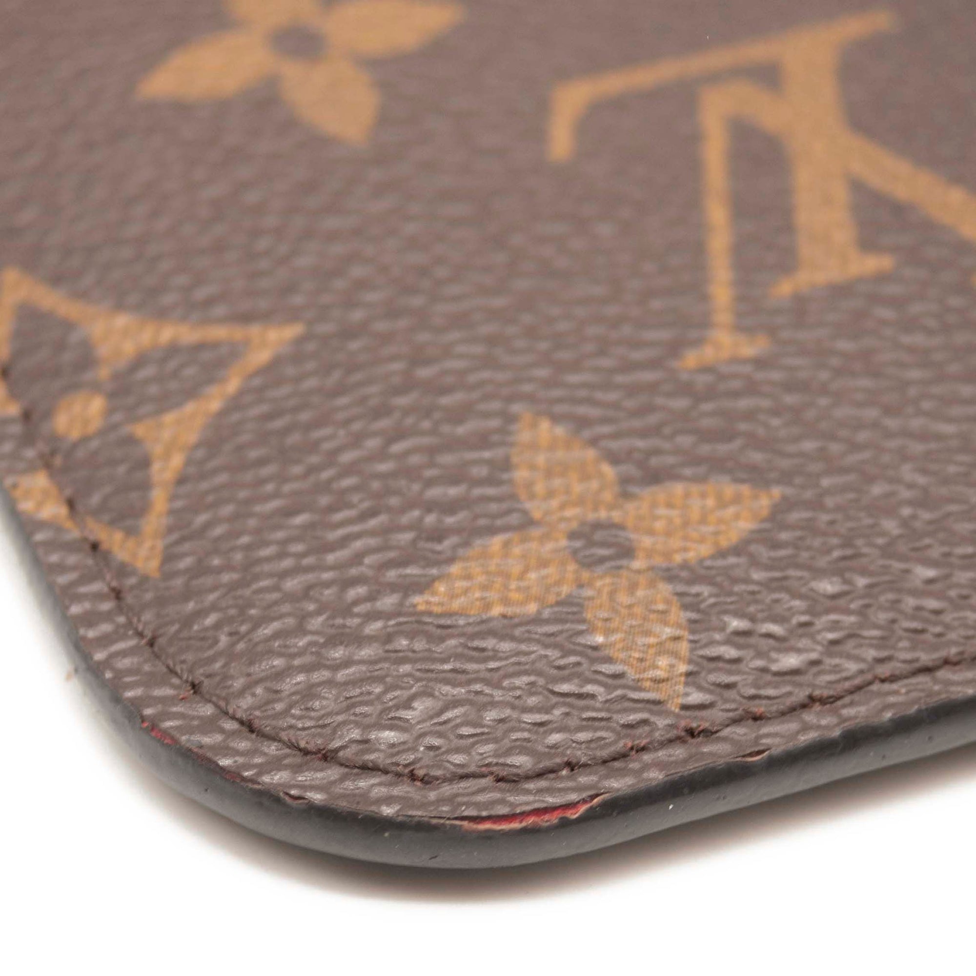 LOUIS VUITTON Monogram Neverfull MM GM Pochette Pivoine