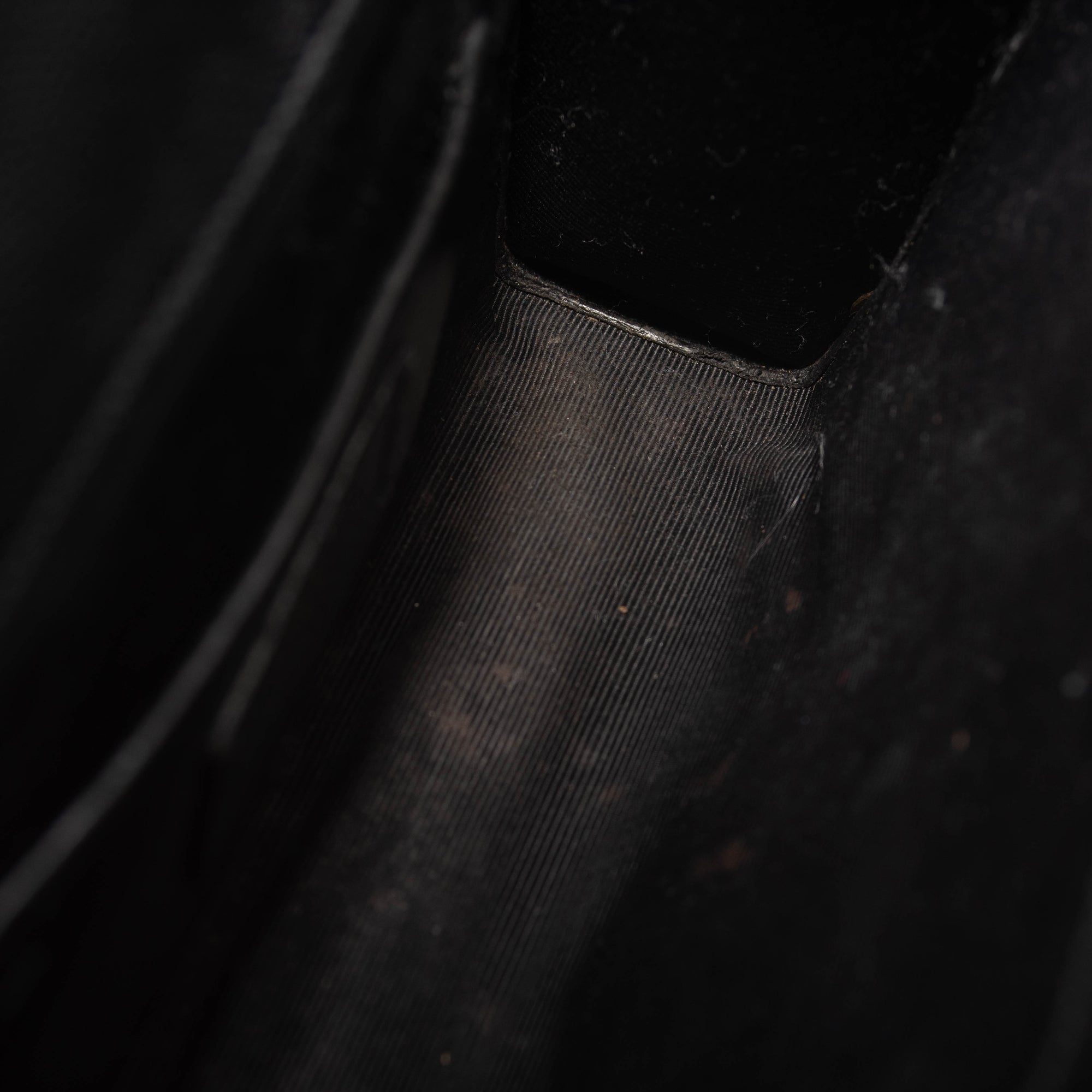 Saint Laurent Grain De Poudre Textured Mixed Matelasse Triquilt Small Monogram Satchel Black