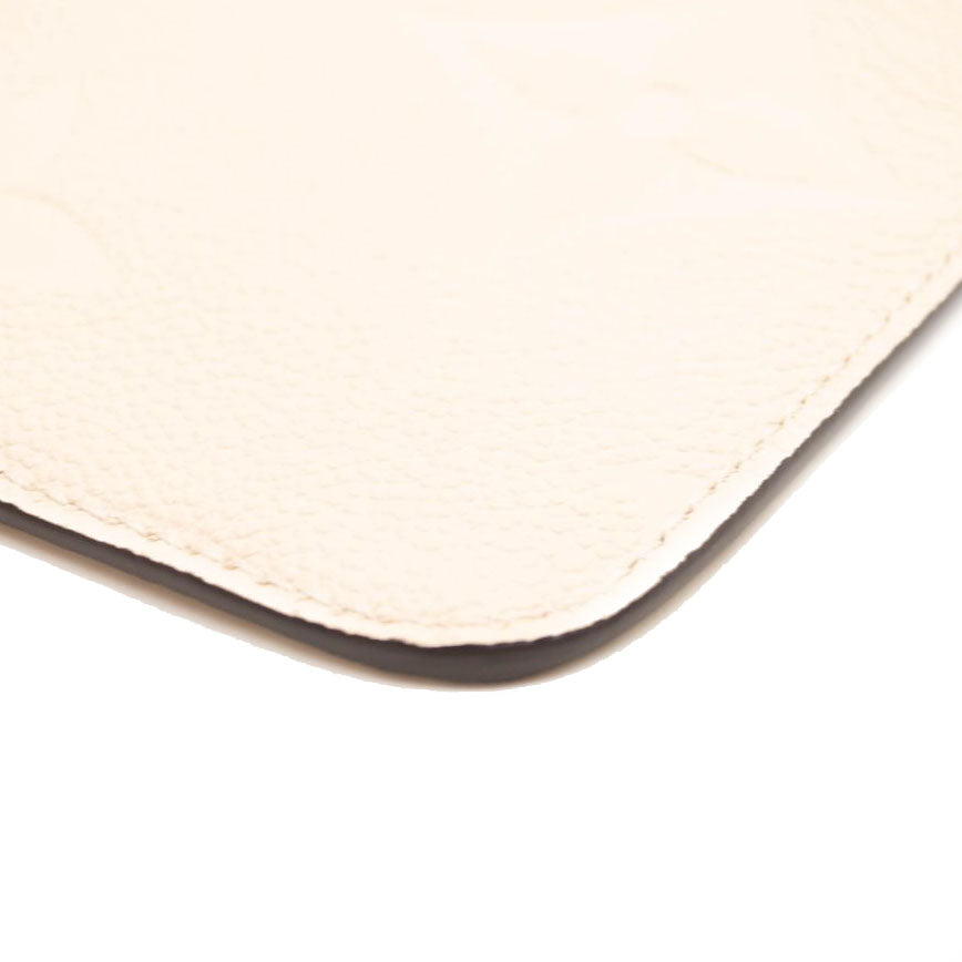 Louis Vuitton Empreinte Monogram Giant Neverfull MM Pochette Cream