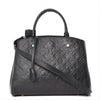 Louis Vuitton Montaigne Black Monogram Empreinte Leather Shoulder Bag