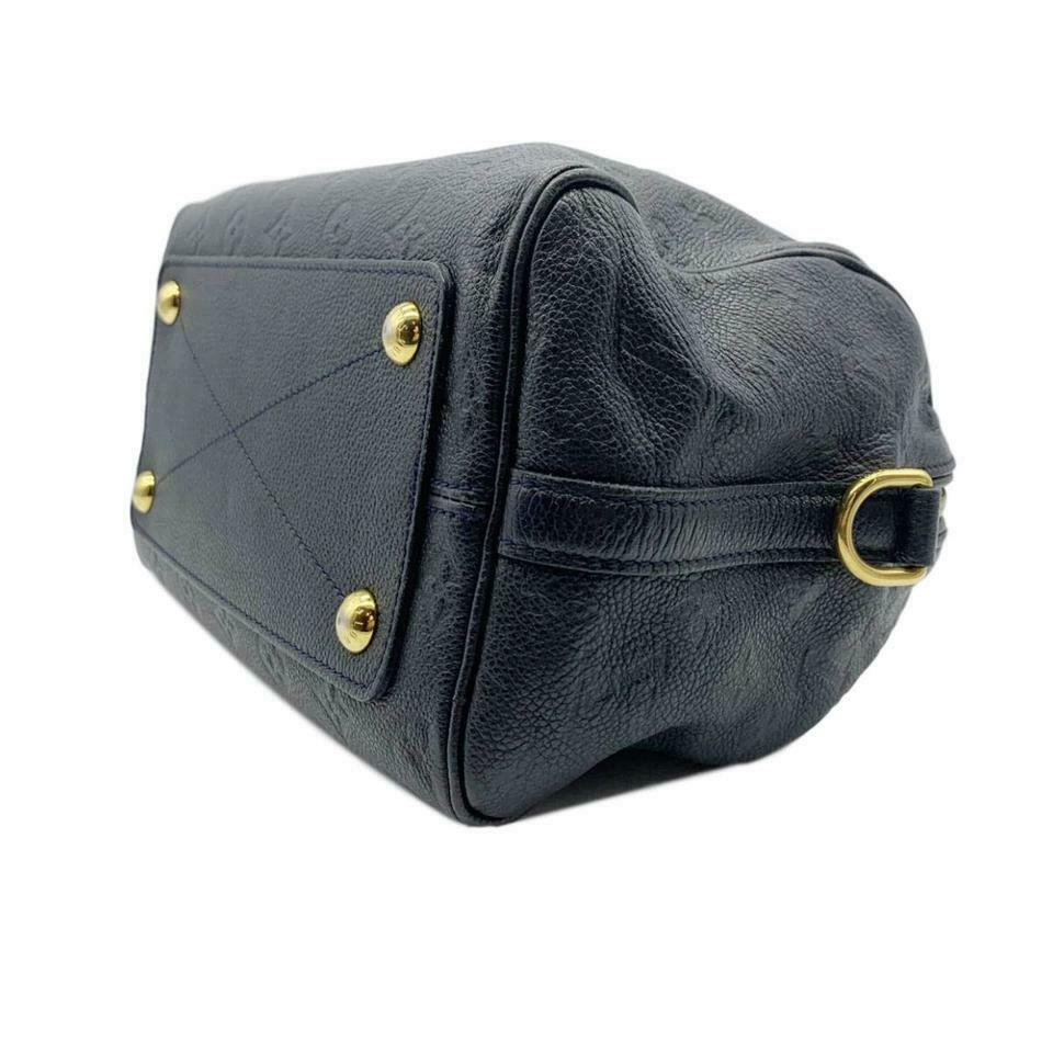 Louis Vuitton Speedy Bandouliere 25 Infini Blue Monogram Empreinte Leather