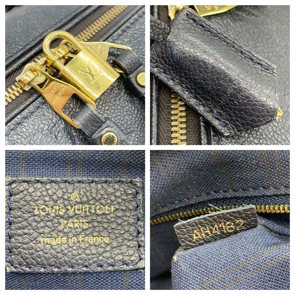 Louis Vuitton Speedy Bandouliere 25 Infini Blue Monogram Empreinte Leather