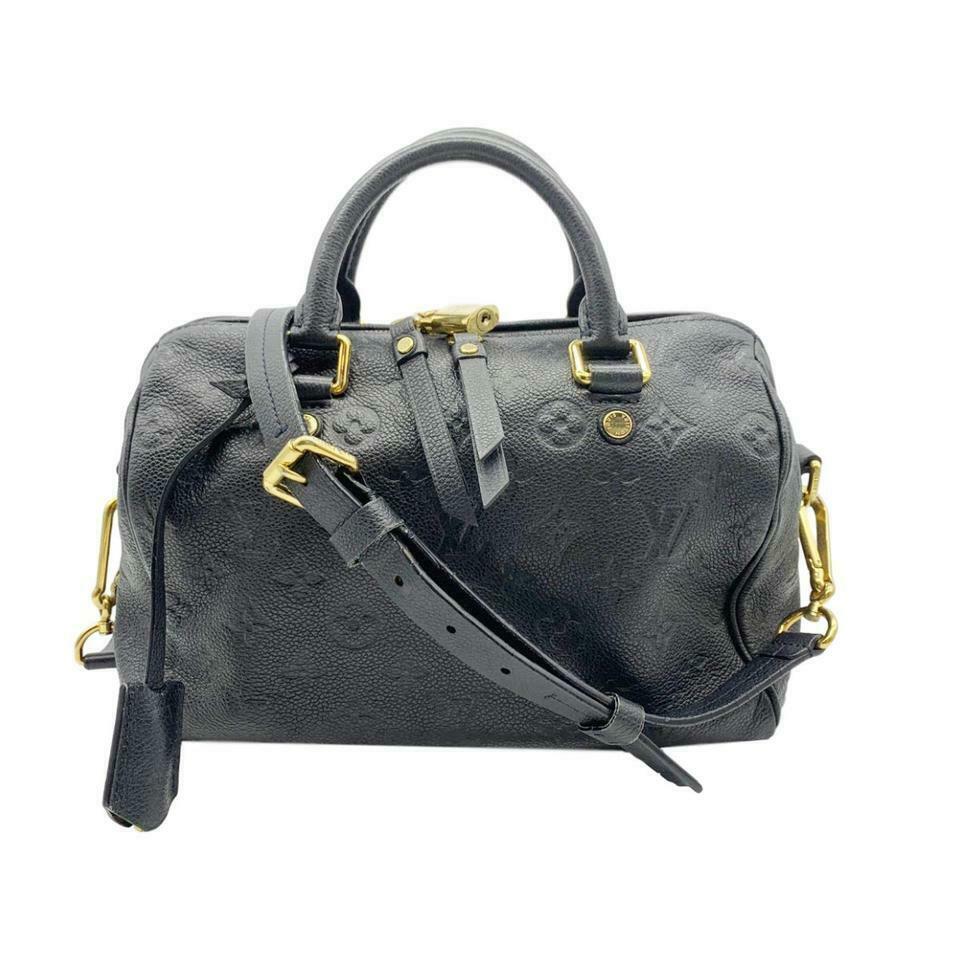 Louis Vuitton Speedy Bandouliere 25 Infini Blue Monogram Empreinte Leather