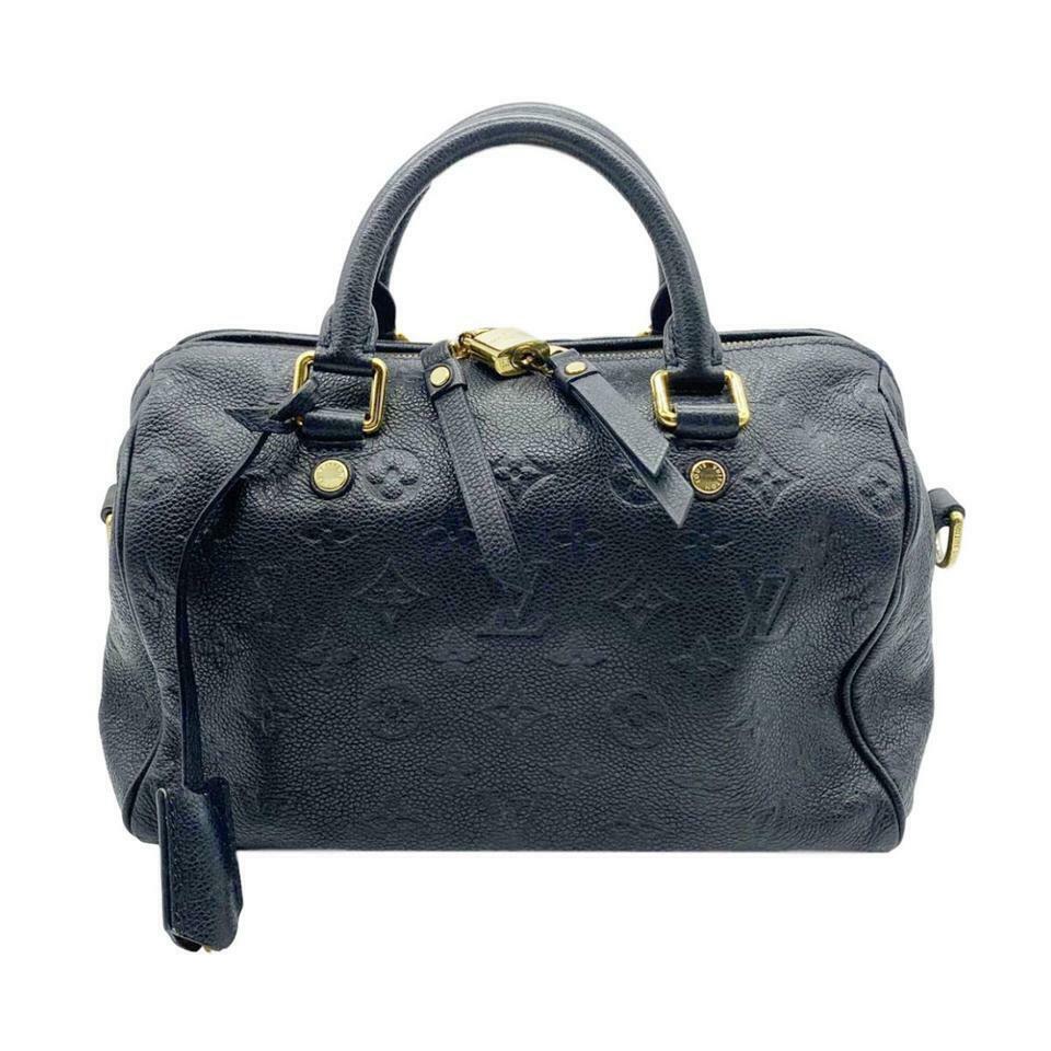 Louis Vuitton Speedy Bandouliere 25 Infini Blue Monogram Empreinte Leather