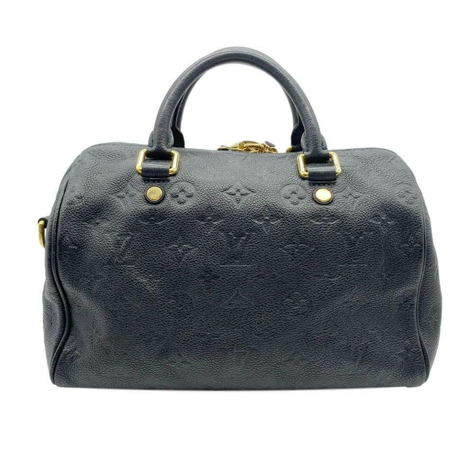 Louis Vuitton Speedy Bandouliere 25 Infini Blue Monogram Empreinte Leather