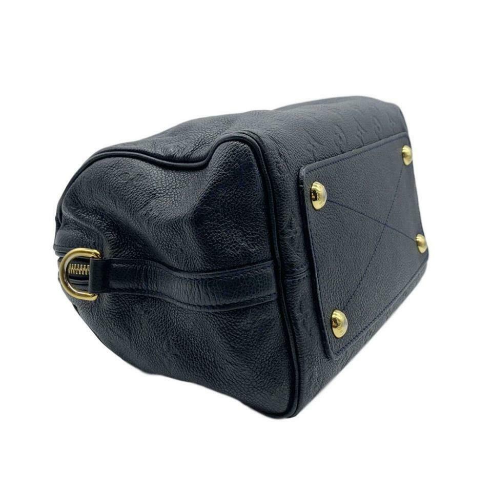 Louis Vuitton Speedy Bandouliere 25 Infini Blue Monogram Empreinte Leather