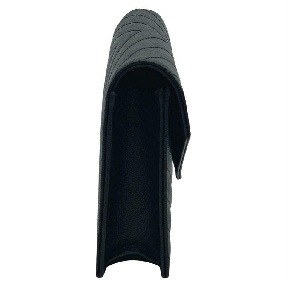 Saint Laurent Chain Wallet Monogram Ysl Small Matelasse Envelope Black Leather Shoulder Bag