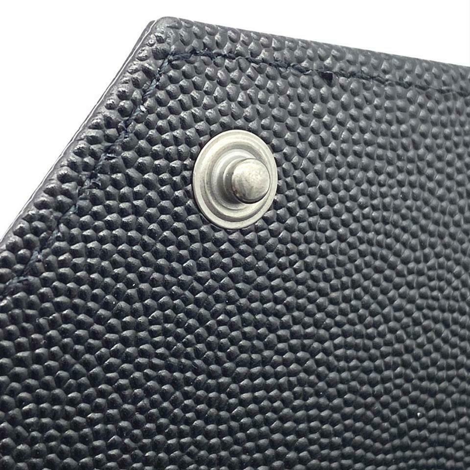 Saint Laurent Chain Wallet Monogram Ysl Small Matelasse Envelope Black Leather Shoulder Bag