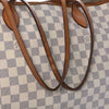 Louis Vuitton Neverfull Damier Azur Gm White Coated Canvas Tote