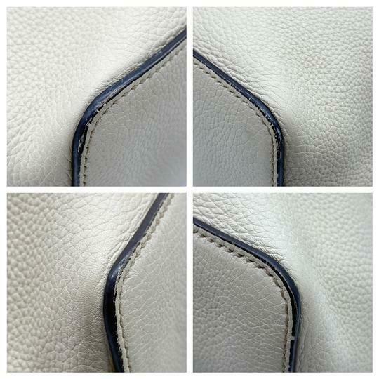 Gucci Top Handle Bag Soho Hobo Convertible Large White Leather Tote