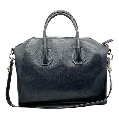 Givenchy Sugar Goatskin Medium Antigona Black Leather Shoulder Bag