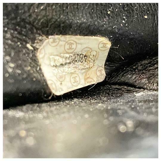 Chanel Medallion Caviar Black Leather Tote