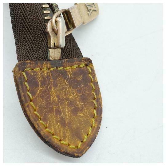 Louis Vuitton Poche Monogram Toilette 26 Travel Brown Canvas Clutch