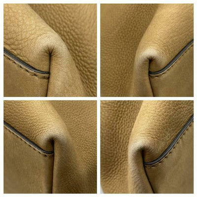 Gucci Soho Interlocking G Light Nubuck Brown Leather Shoulder Bag
