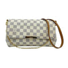 Louis Vuitton Crossbody Favorite Mm White Damier Azur Canvas Shoulder Bag