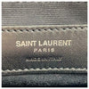 Saint Laurent Camera Bag Lou Monogram Silver Leather Satchel