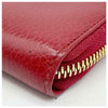 Gucci Red Marmont Petite Leather Zip Around Wallet