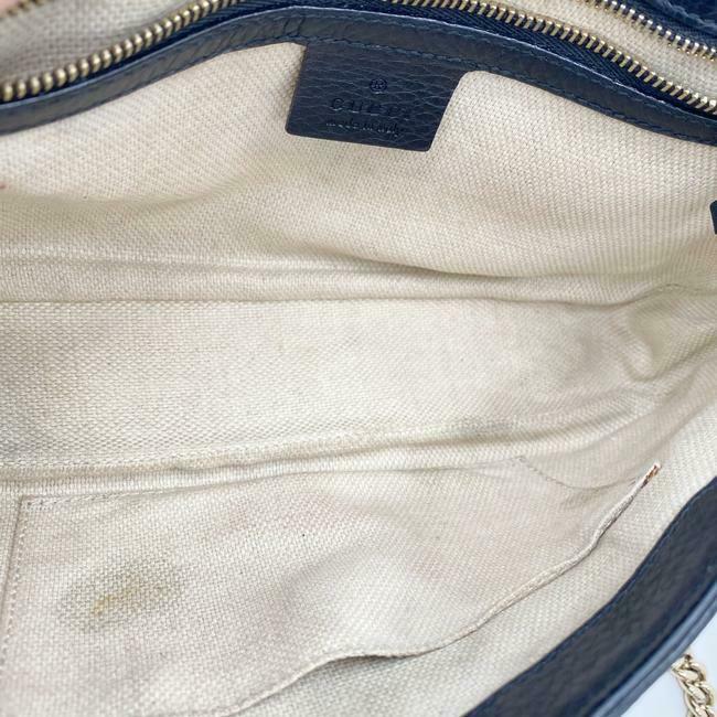 Gucci Soho Medium Black Leather Shoulder Bag