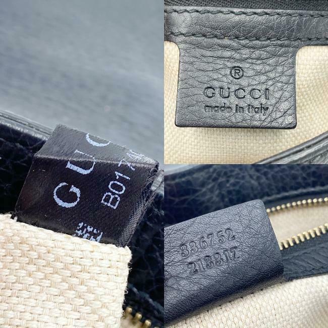 Gucci Soho Medium Black Leather Shoulder Bag