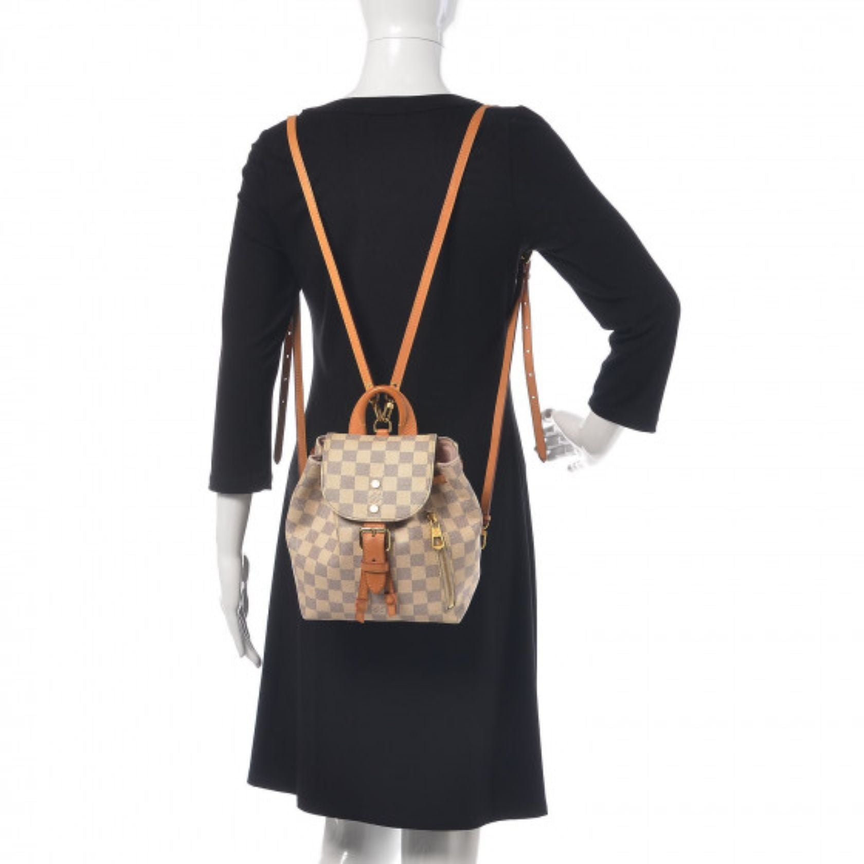 Louis Vuitton Damier Azur Canvas Sperone BB Backpack Bag - Yoogi's Closet