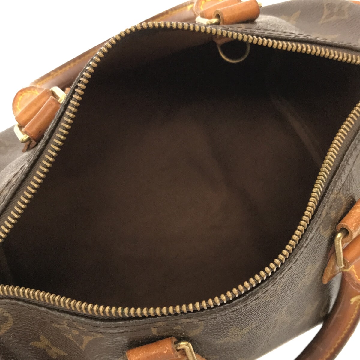 TH1906 LOUIS VUITTON Speedy 25 Monogram Handbag Monogram Canvas