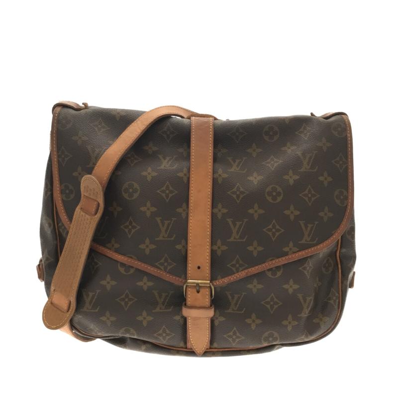 LOUIS VUITTON Saumur 35 Monogram Shoulder Bag AR0930
