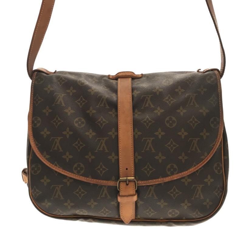 LOUIS VUITTON Saumur 35 Monogram Shoulder Bag AR0930