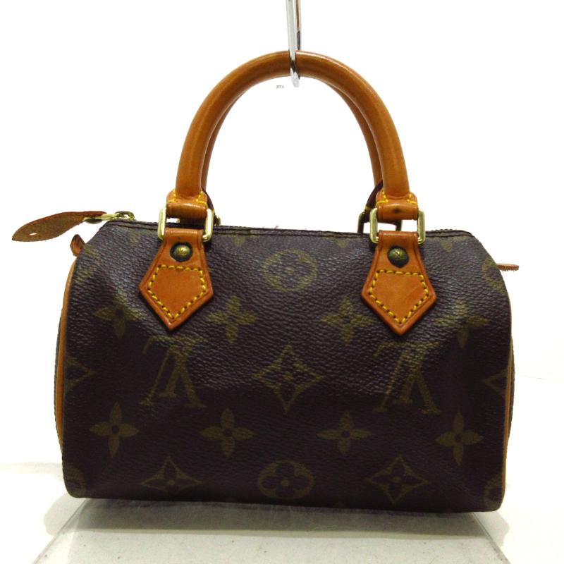 USED Louis Vuitton Monogram Mini Sac HL Speedy