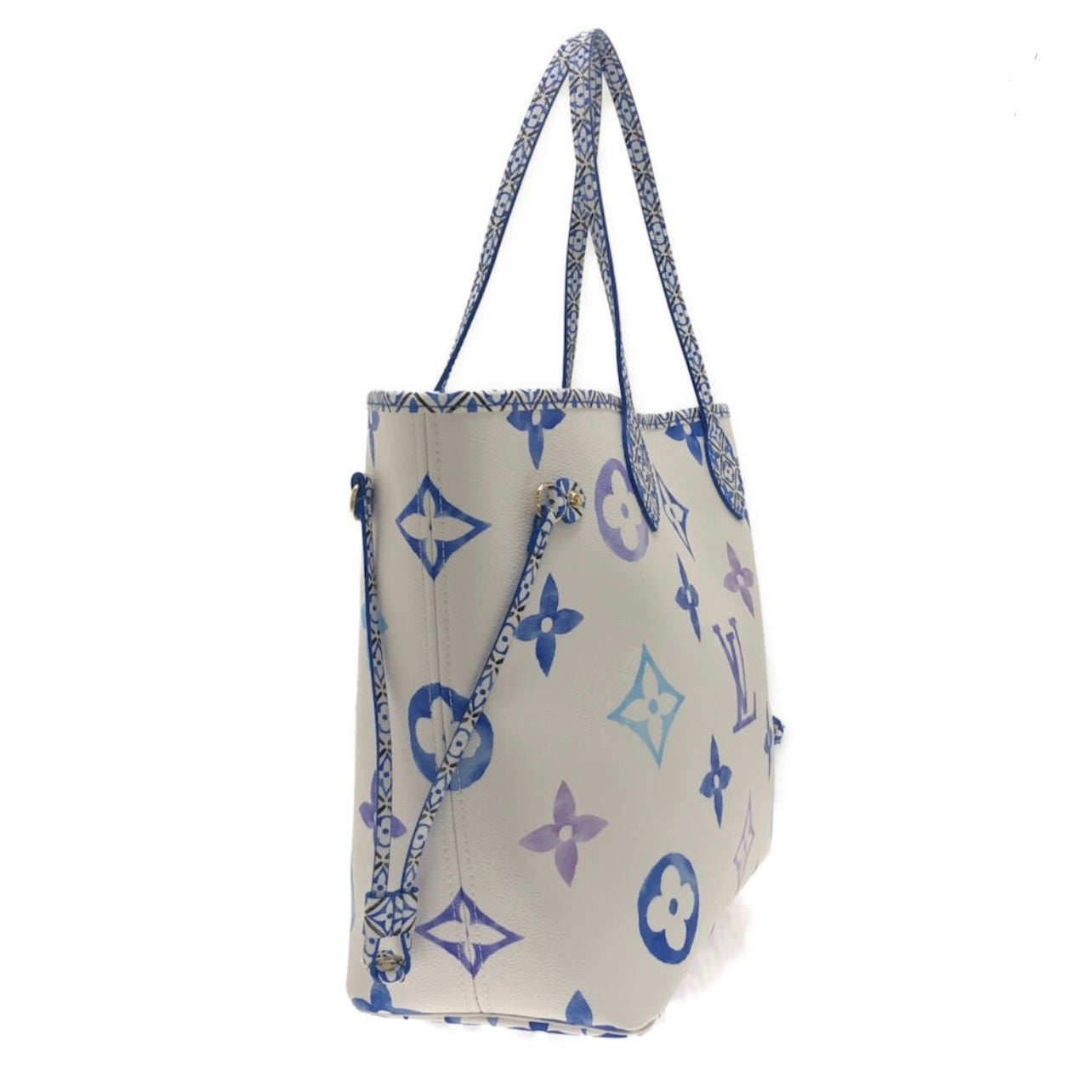 Louis Vuitton Blue Monogram By the Pool Neverfull MM with Pouch