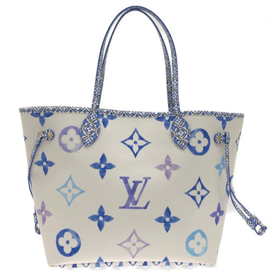 LOUIS VUITTON Neverfull MM By the Pool Tote Bag M22979 Blue