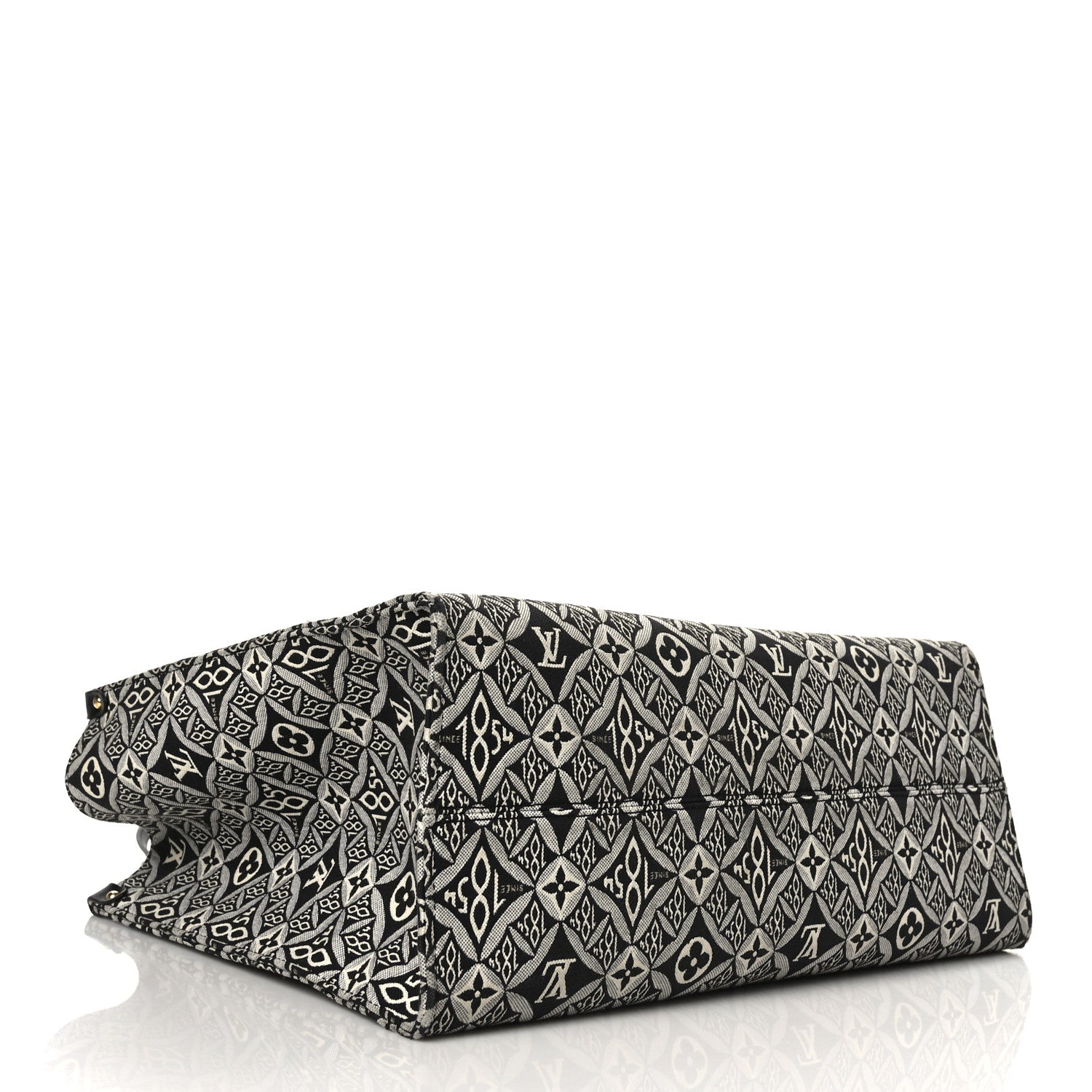 LOUIS VUITTON Jacquard Since 1854 Onthego GM Grey